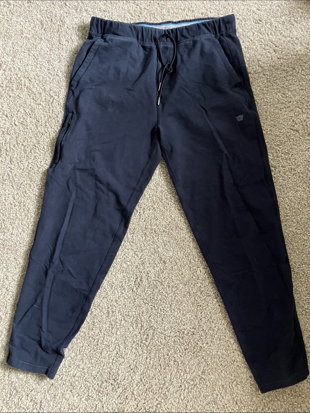 Mack Weldon Ace Sweatpants Mens Medium Navy Blue Pants